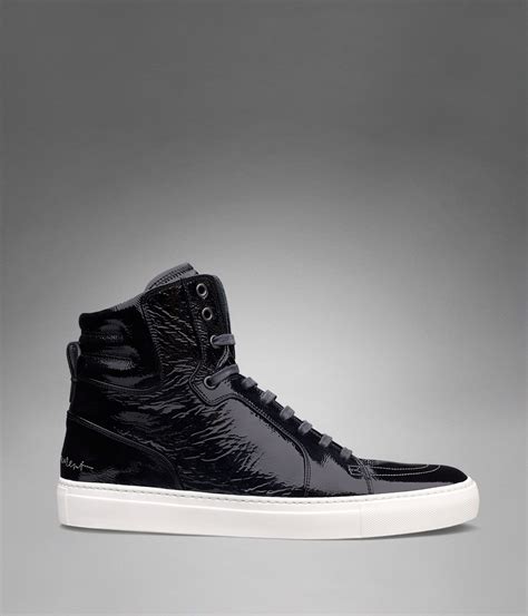 ysl malibu black leather high top|Saint Laurent Sneakers for Men .